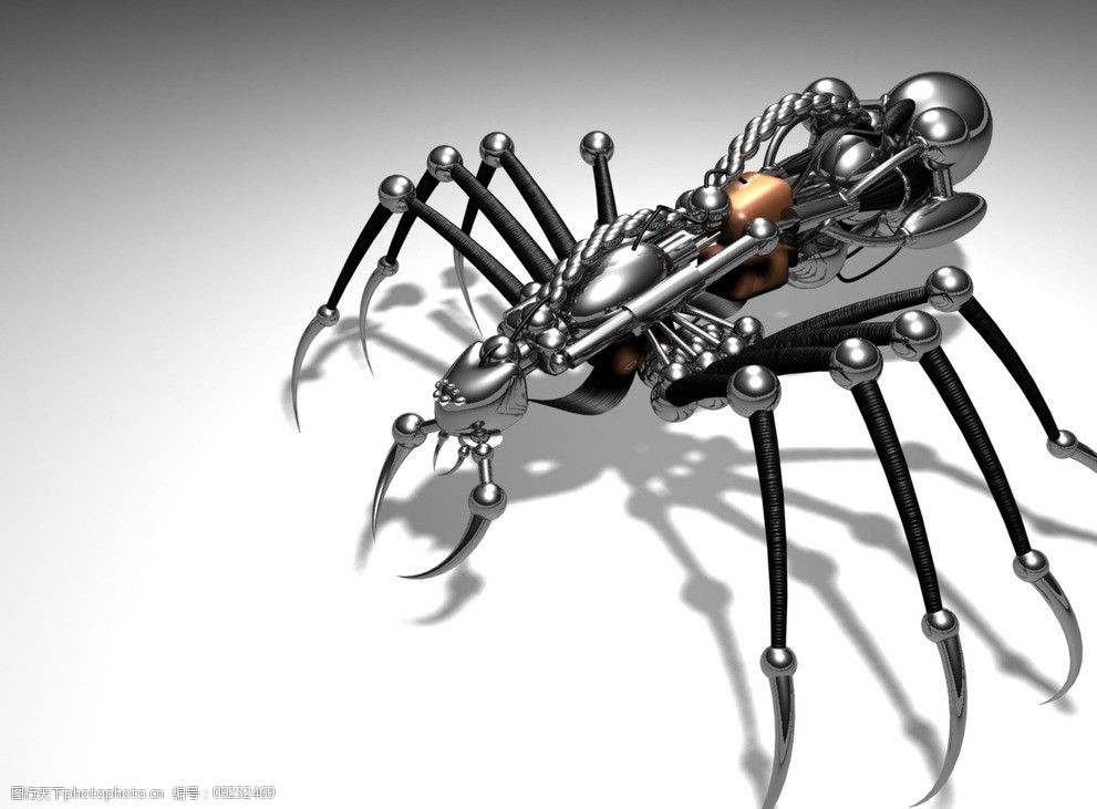 关键词:3d机器蜘蛛 3d 机器 机械 动物 蜘蛛 创意 高清 质感 3d设计