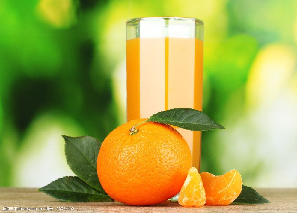 桔子橙汁图片图片-图行天下图库