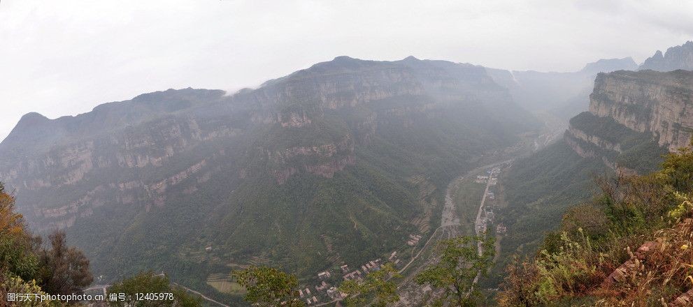 安阳太行山全景图图片