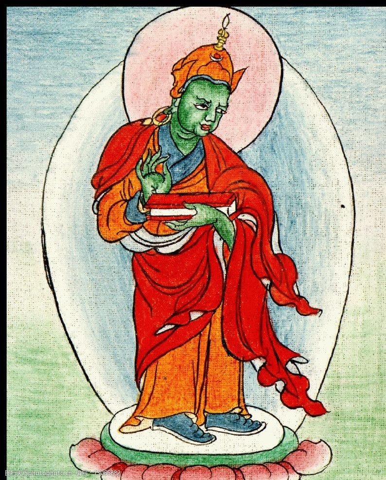 莲花生大士六道图片