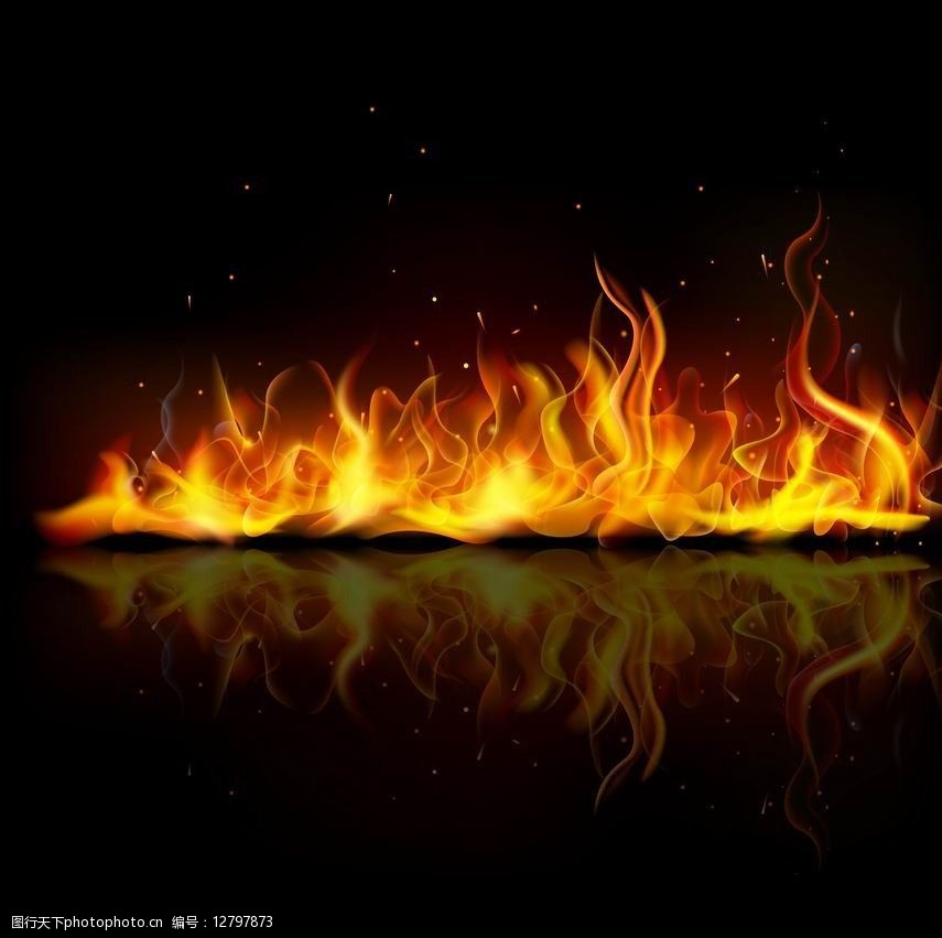 关键词:燃烧的火焰 火焰 燃烧 火势 火苗 手绘 背景 矢量 火焰背景