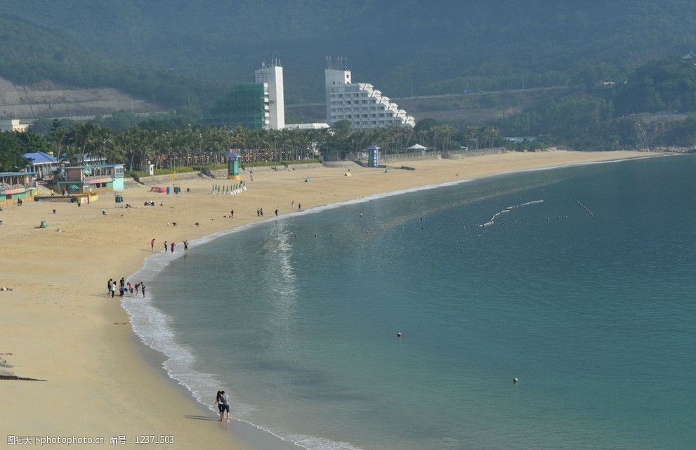 深圳小梅沙海边沙滩图片