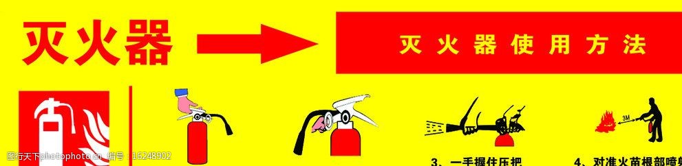 灭火器示意图图片