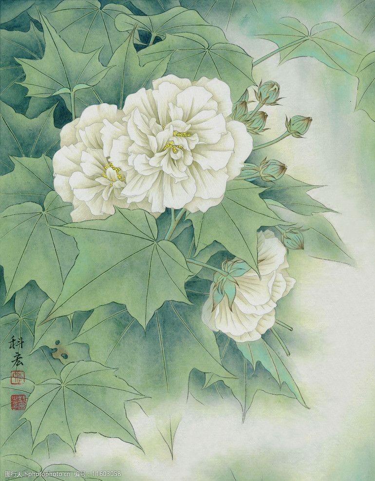 关键词:晨曦 花树界 国画 工笔 花鸟 国画组合 花卉 水墨 丹青 绘画