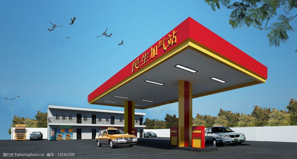 加气站图片