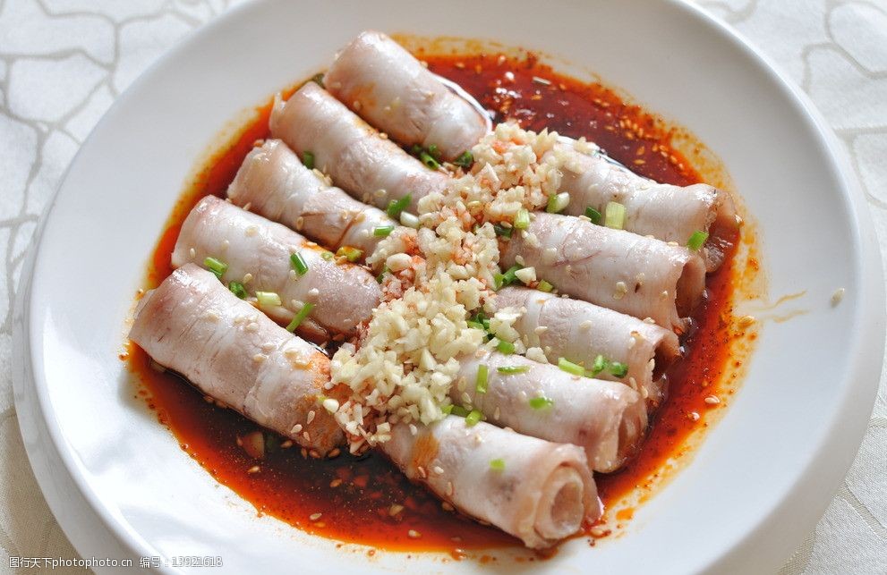 凉拌肉片图片