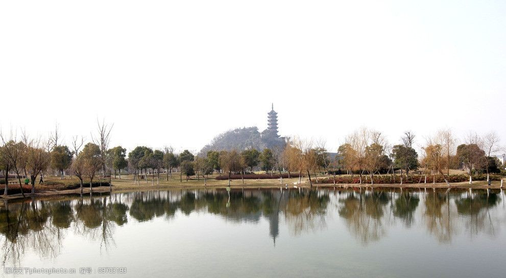 镇江金山湖公园风景图片