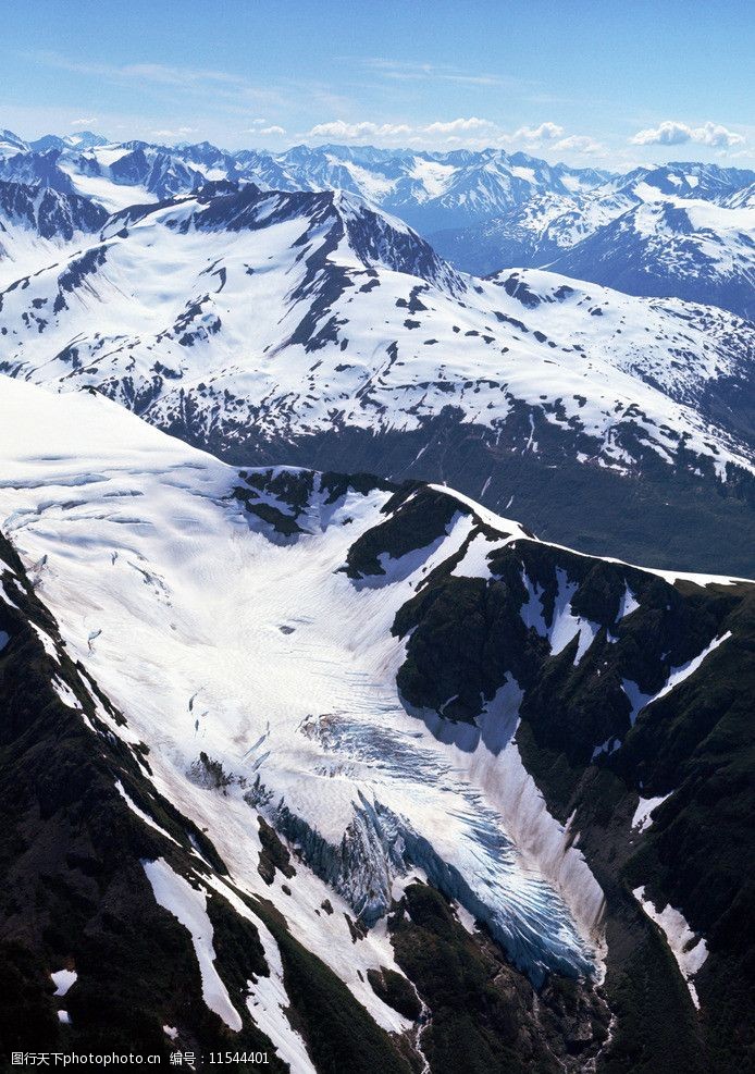 北欧雪山图片