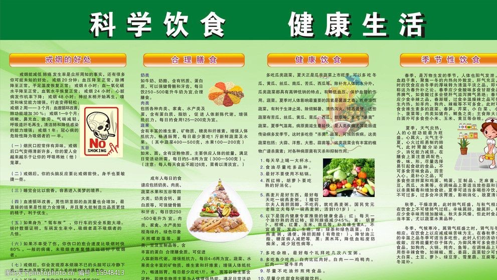科学饮食健康生活图片