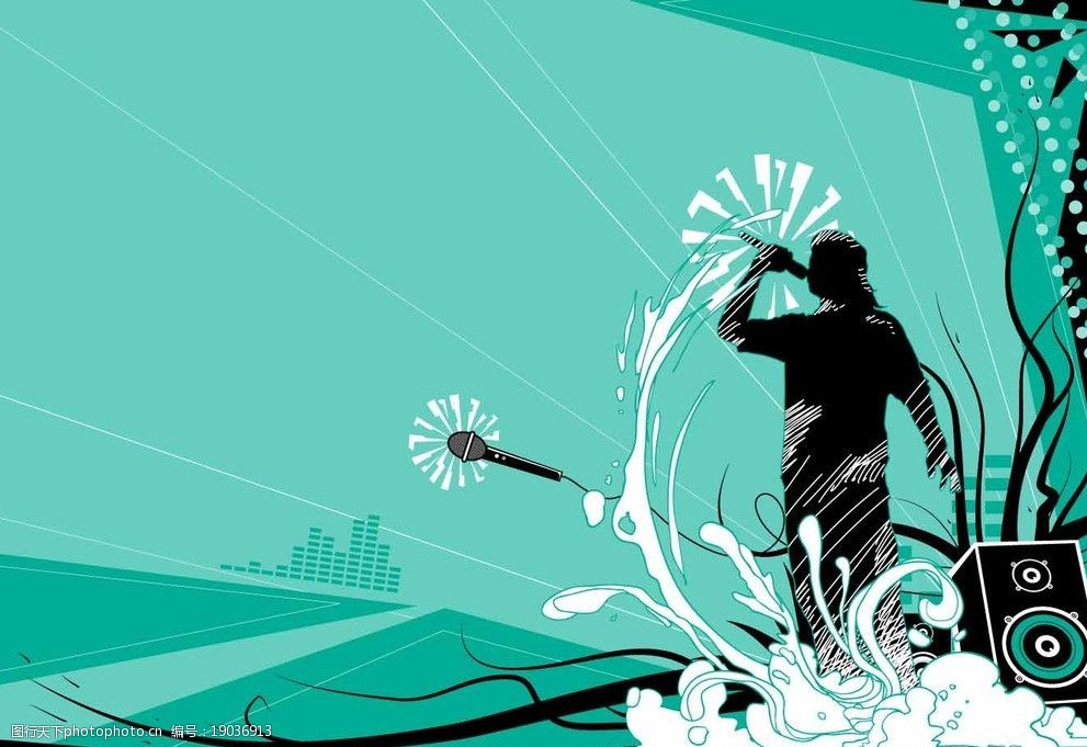 男人唱歌KTV图片