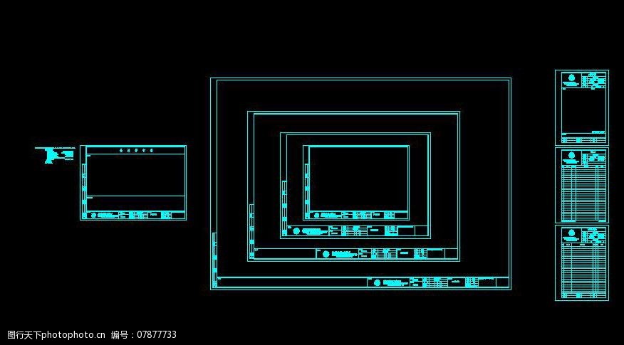 cad横版图框图片
