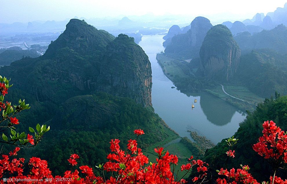 关键词:龙虎山 远眺仙水岩 风景图 名景龙虎山 江西鹰潭 花景 花开