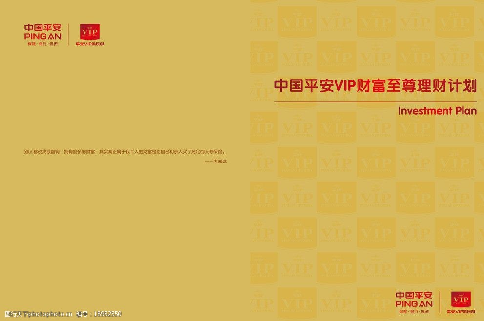 中国平安封皮图片