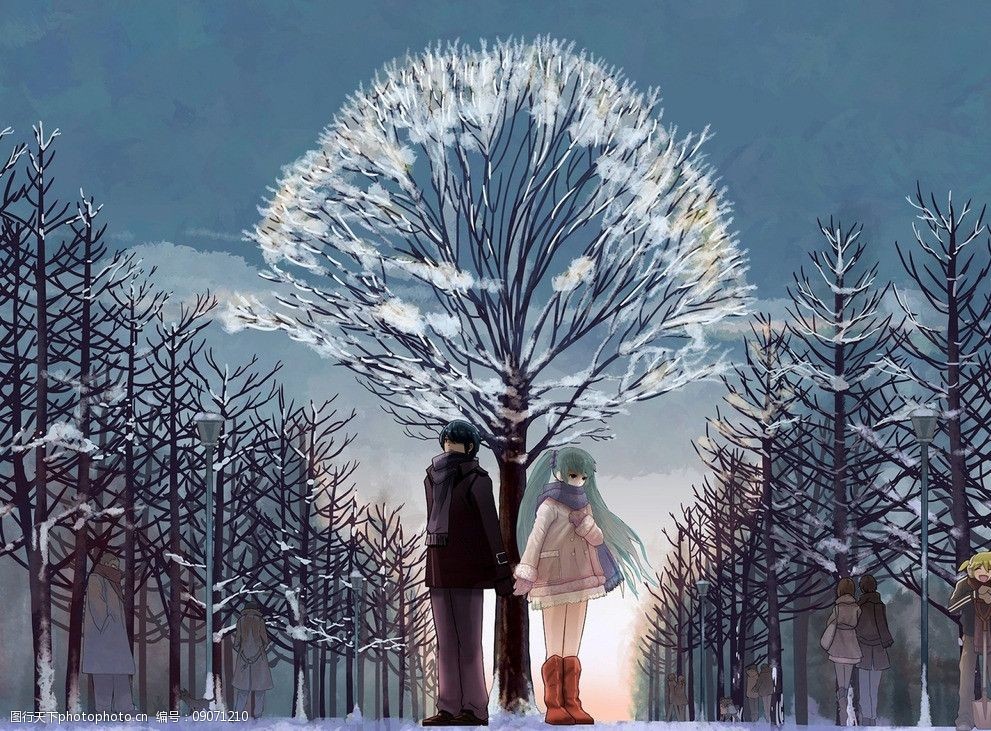 关键词:动漫壁纸 情侣 雪景 蓝天 白云 浪漫 高清壁纸 壁纸 动漫人物