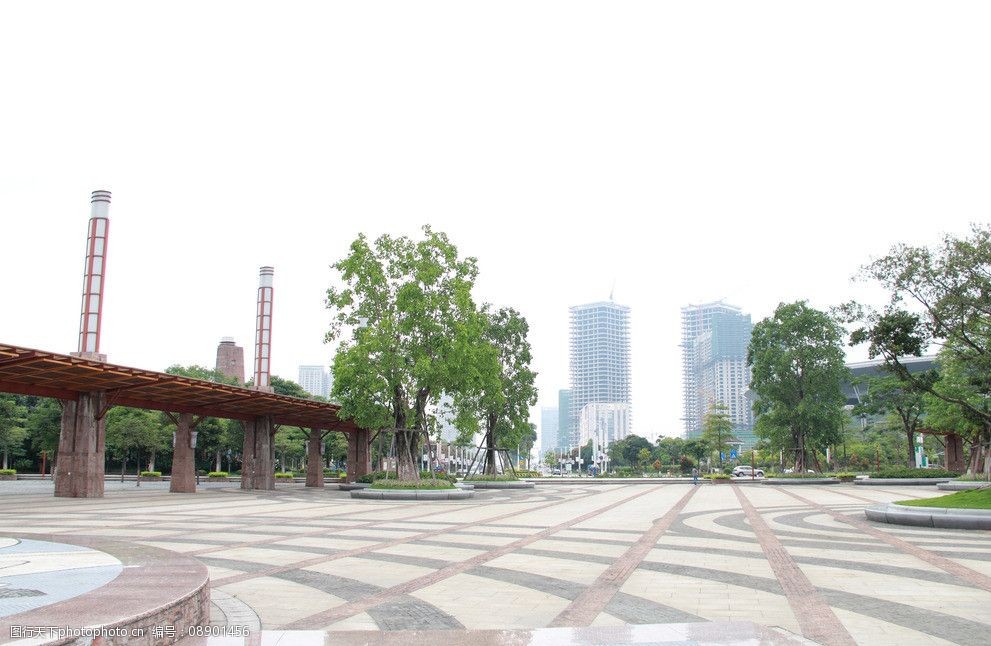 雷岗公园一角图片