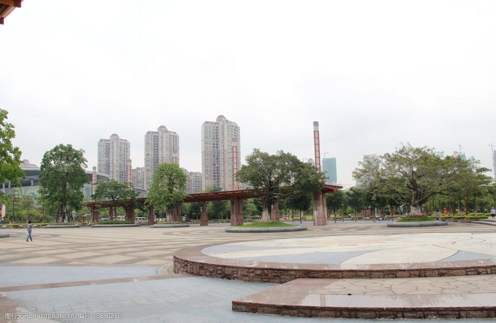 雷岗公园一角图片