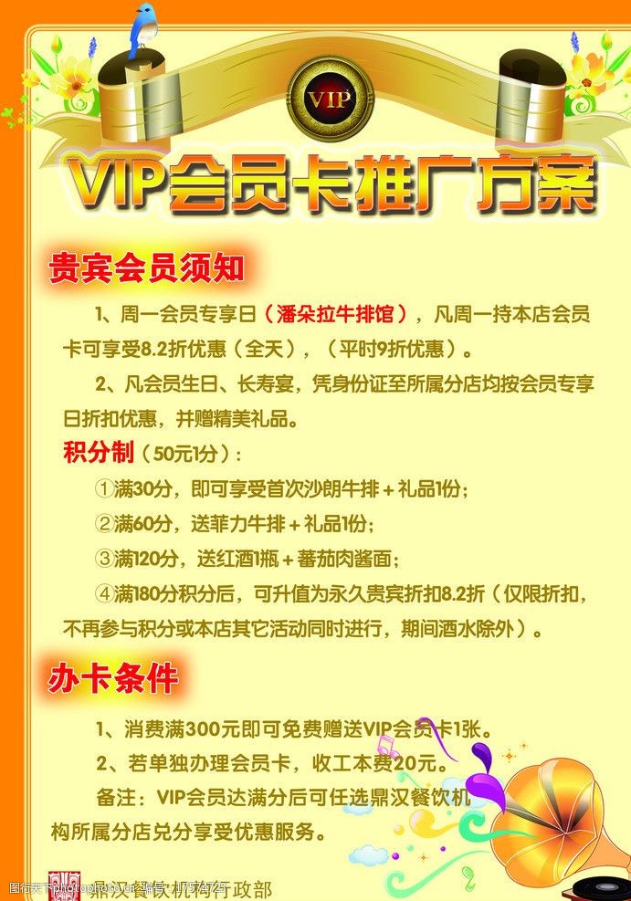 VIP会员卡推广方案