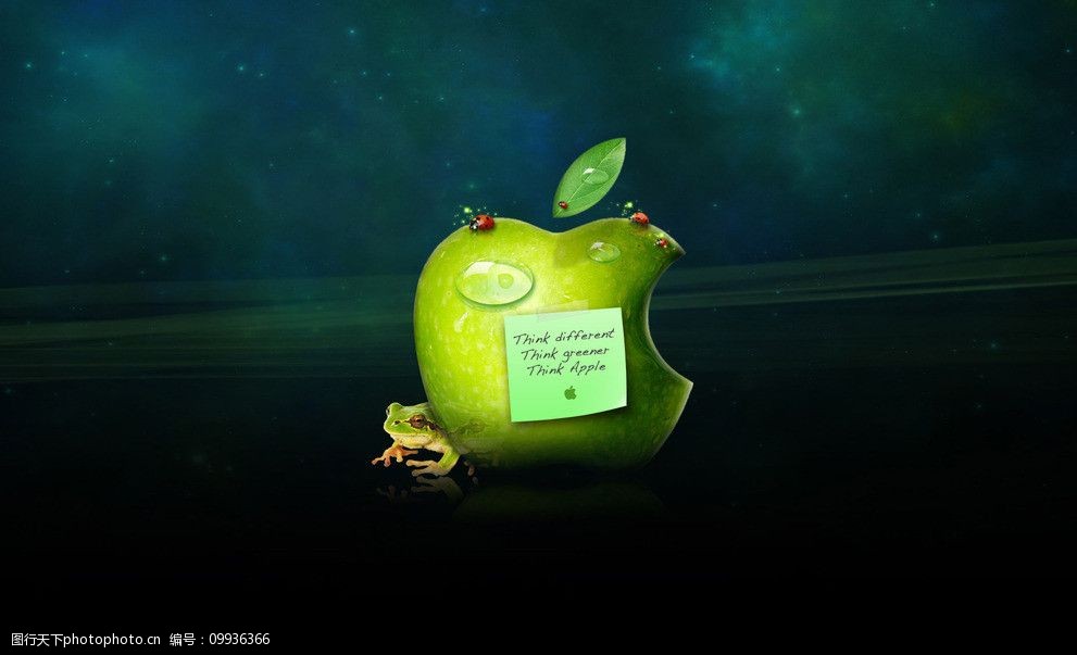 关键词:苹果壁纸 立体 青蛙 苹果 墙纸 桌面 高清 其他 动漫动画 设计