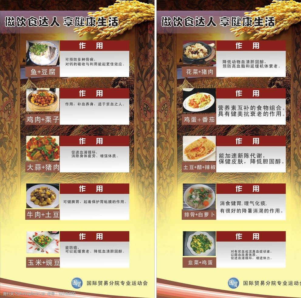 食堂宣传海报图片