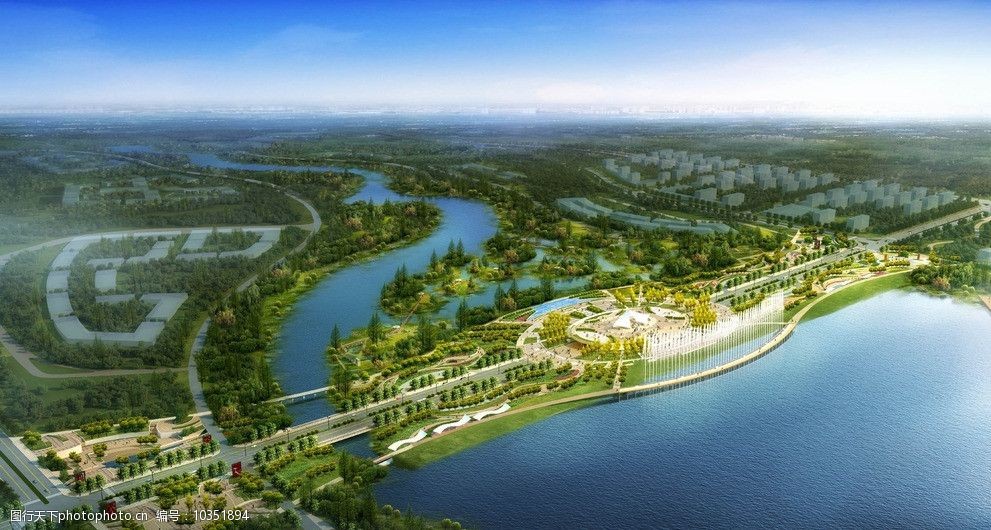 关键词:景观规划效果图 景观 规划        鸟瞰 超多水系 景观设计