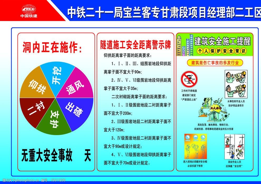 关键词:中铁二十一局 隧道 安全漫画 警示牌 开挖 psd分层素材 源文件
