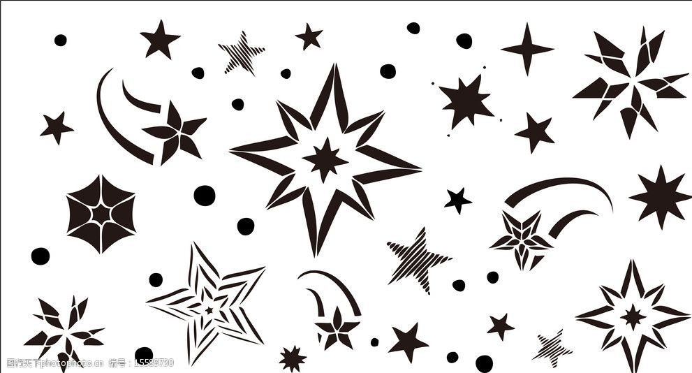 关键词:星星 美术绘画 五角星 钻石星 斜线星 爆炸星 文化艺术 psd