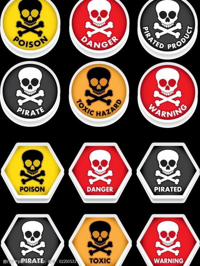 关键词:ai logo 标签 标识标志图标 标志 海盗 恐怖 骷髅 图标 危险品