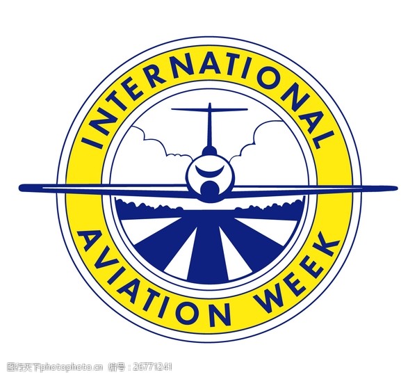 设计欣赏international_aviation_week民航业标志下载标志设计欣赏