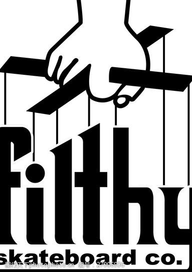 filthy_skateboard_co_logo设计欣赏filthy_skateboard_co_体育赛事