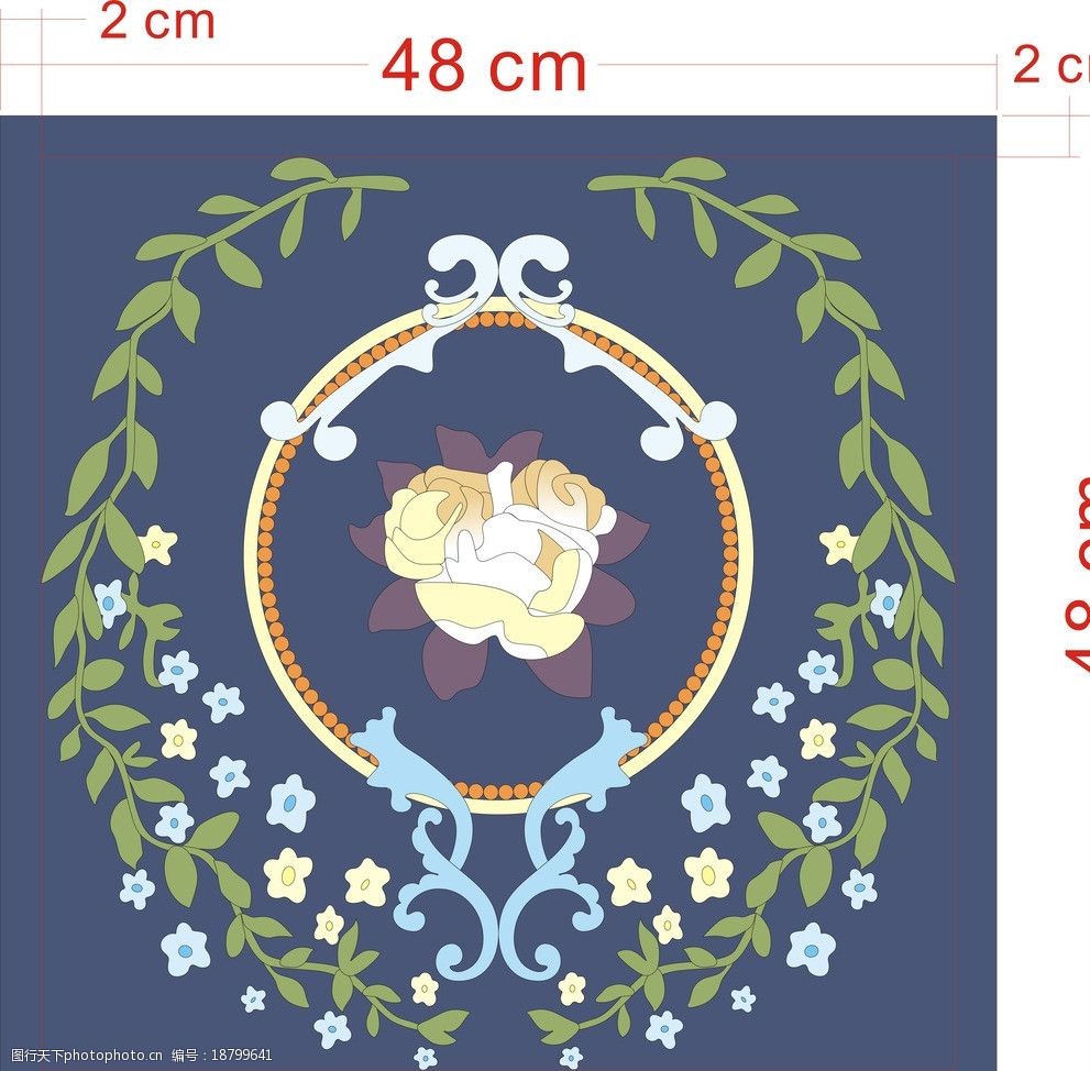 关键词:绣花方枕图 花朵 意境 树枝 绣花 色彩 广告设计 矢量 cdr