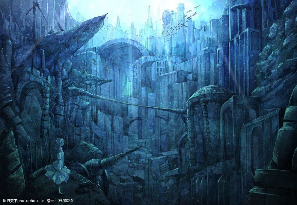 关键词:动漫场景 场景 插画 手绘 设计 风景 人物 石壁 风景漫画 动漫
