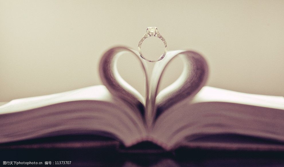爱心书本 爱 心 爱心 书本 书籍 戒指 心形 浪漫 唯美 优美风景 自然