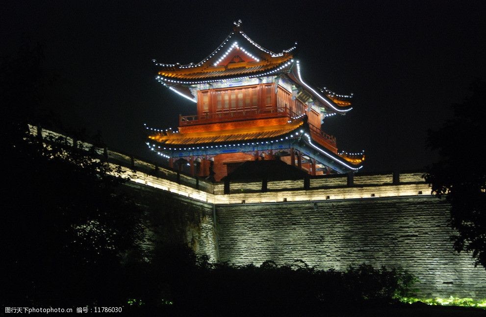 荆州古城宾阳楼图片