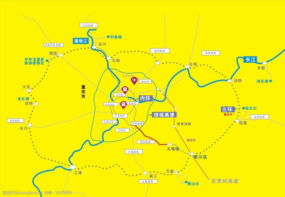 重庆市区位图图片