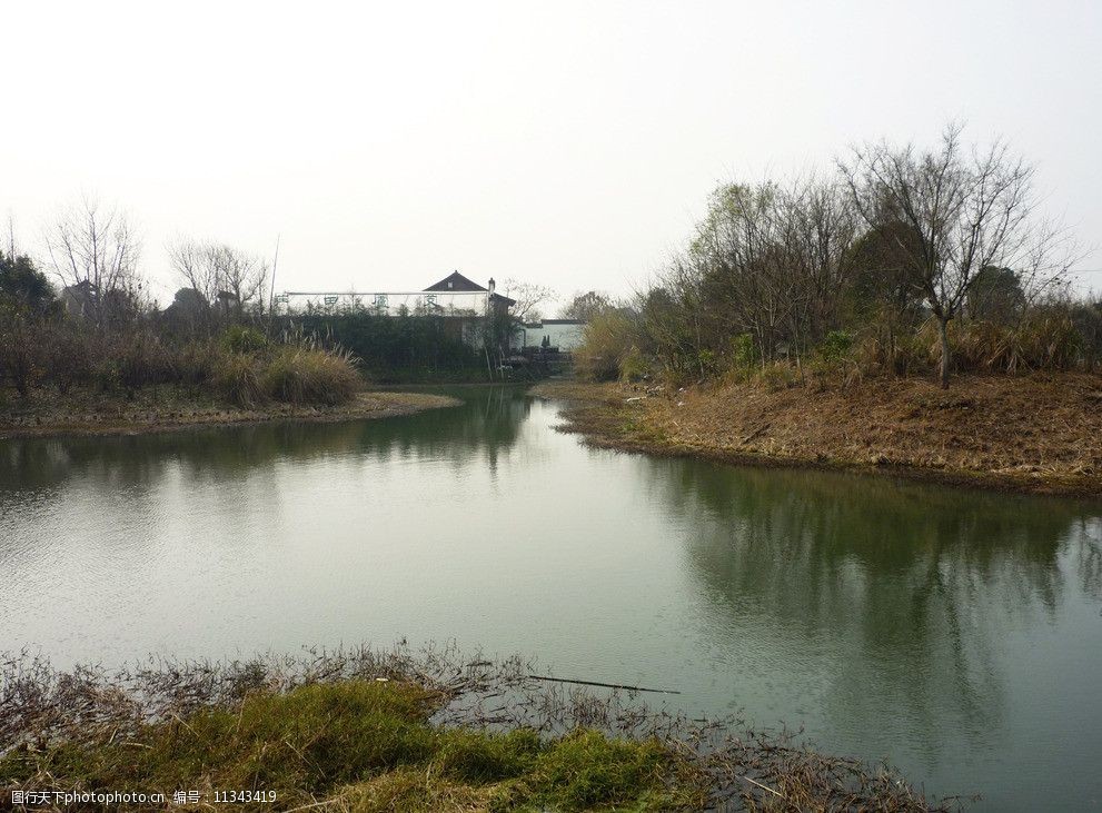 杭州西溪湿地水岸人家图片
