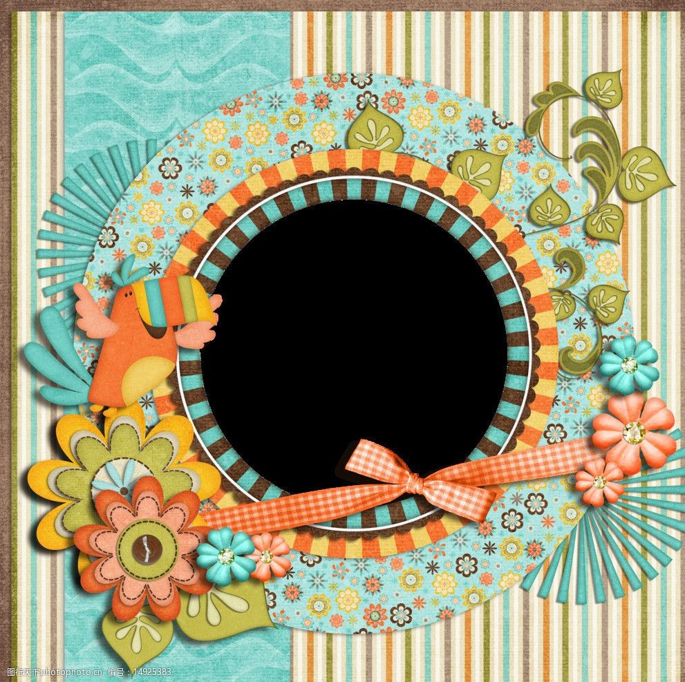 精美欧式卡通相框图片