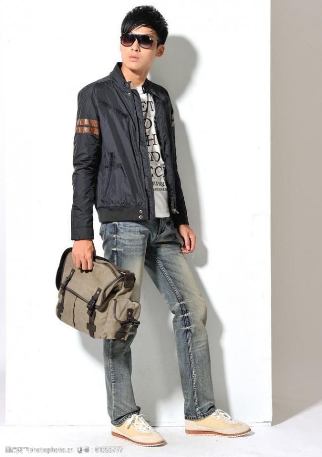 品牌男装海报型男人物图片