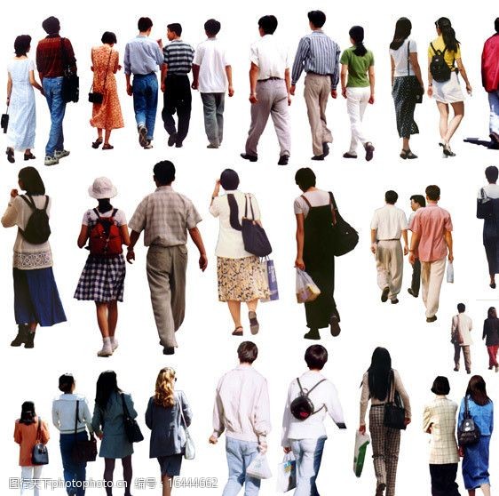 人物模板 人物 人物背影 背影图 商务人士 人 ps分层图库 psd分层素材