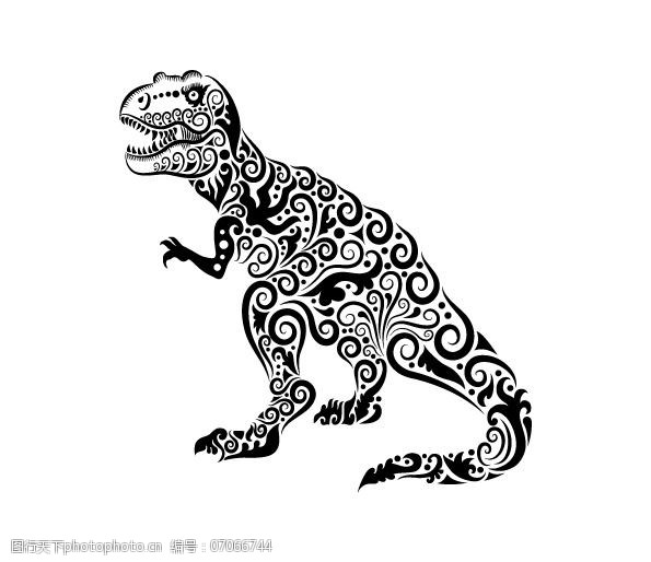 关键词:矢量手绘动物图案恐龙免费下载 动物图案 恐龙 手绘花纹 图片