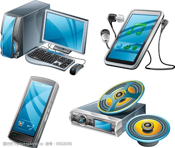 矢量素材数码产品图片