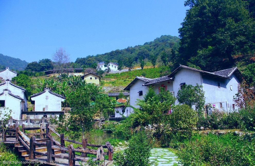 山水橋溪民俗村風光圖片