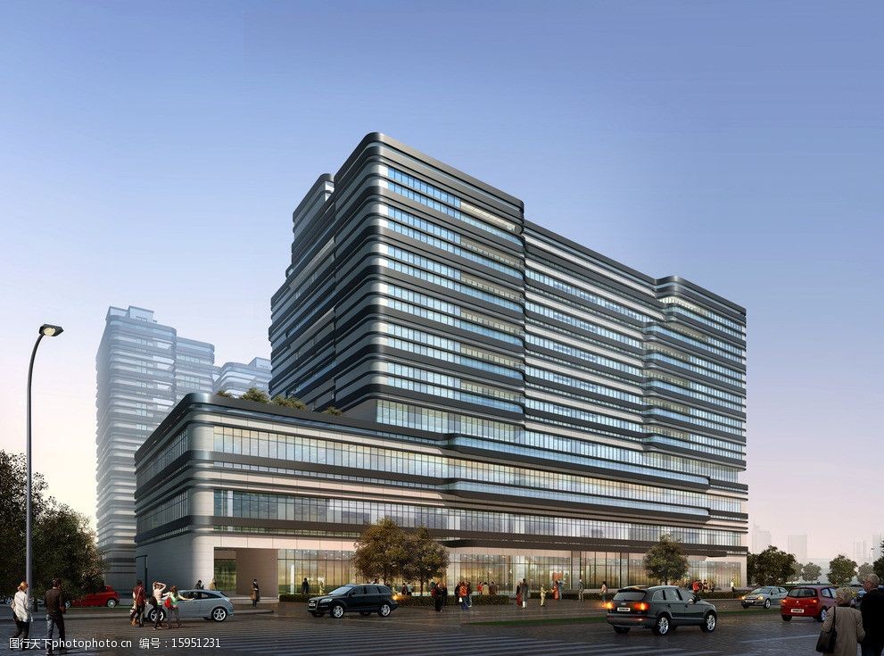 商业中心建筑效果图图片