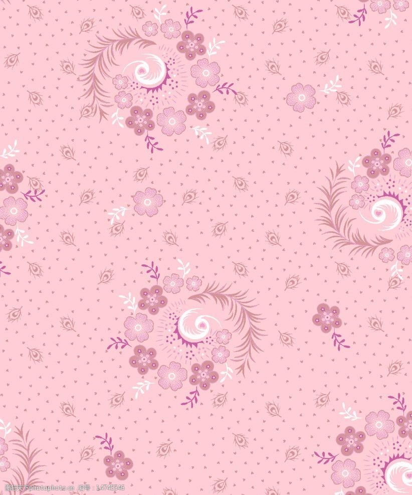 布匹印花纹 粉色 花朵 点点 小花 羽毛 圆点 布匹印 花纹 底纹 花边