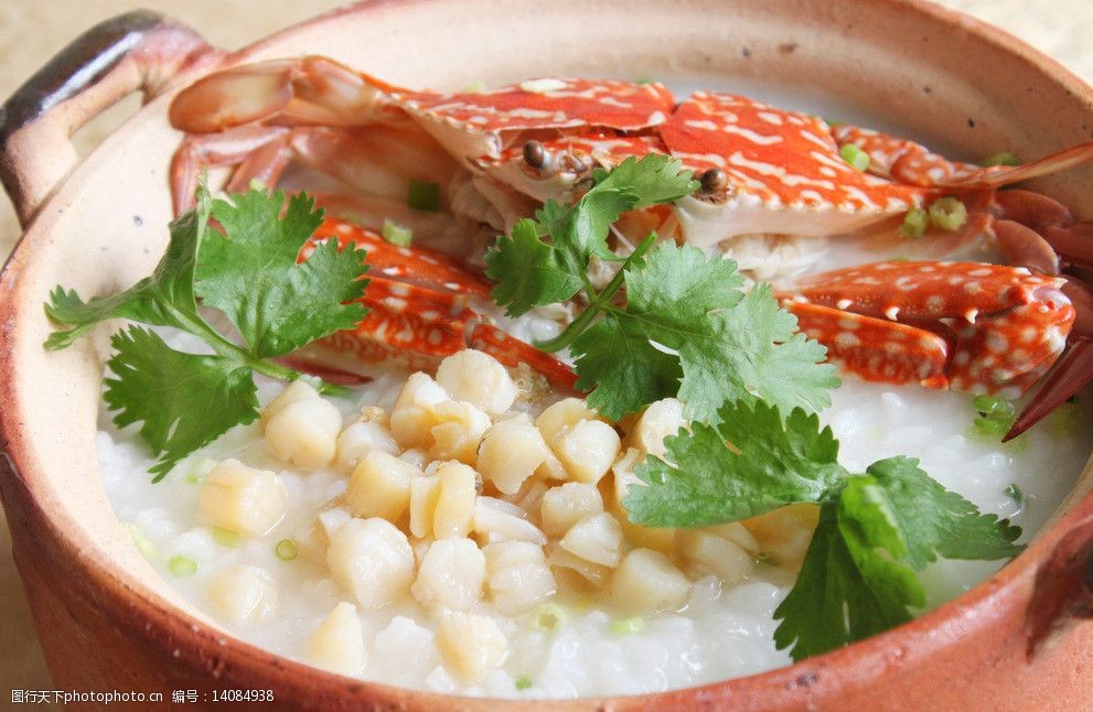 关键词:花蟹干贝粥 花蟹粥 干贝粥 干贝 砂锅粥 传统美食 餐饮美食