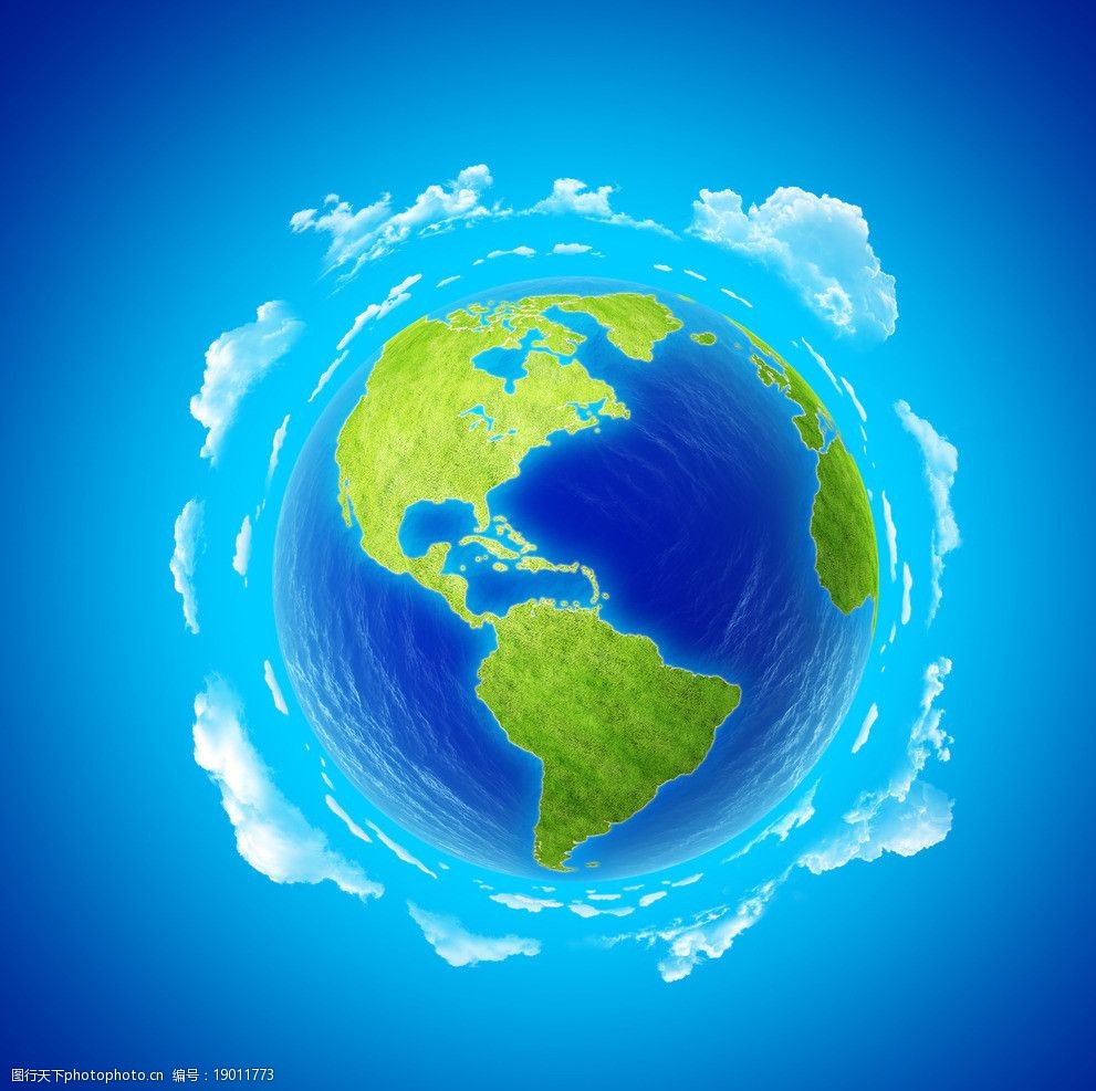 环保低碳绿色的地球素材图片