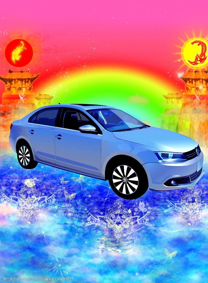 迈腾汽车广告图片