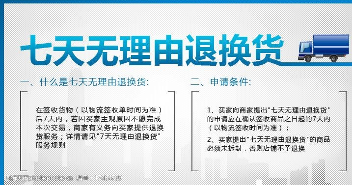 7天无理由退货说明图图片