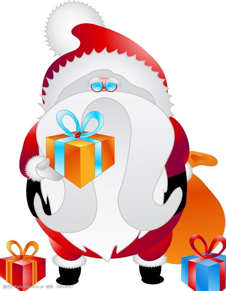 关键词:圣诞老人 圣诞节 圣诞素材 礼物 布袋 礼盒 卡通 动漫人物