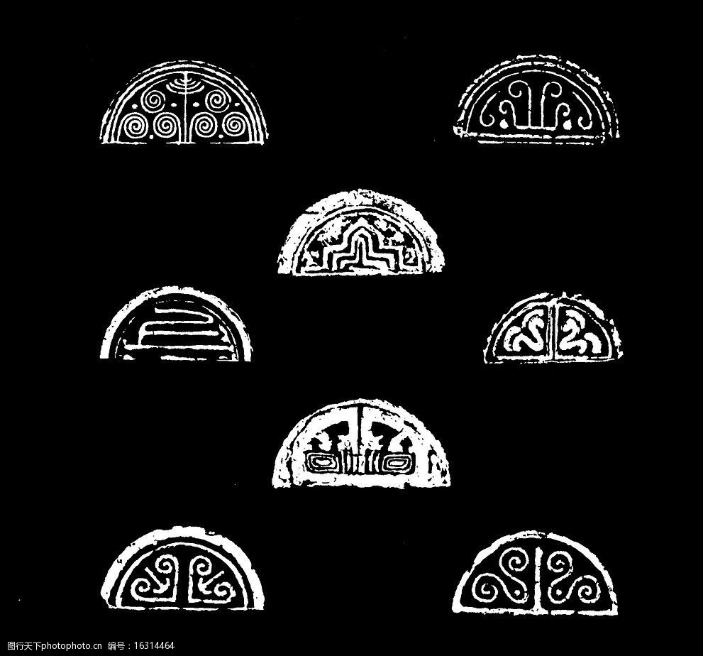 经典纹样砖瓦石刻纹样图片