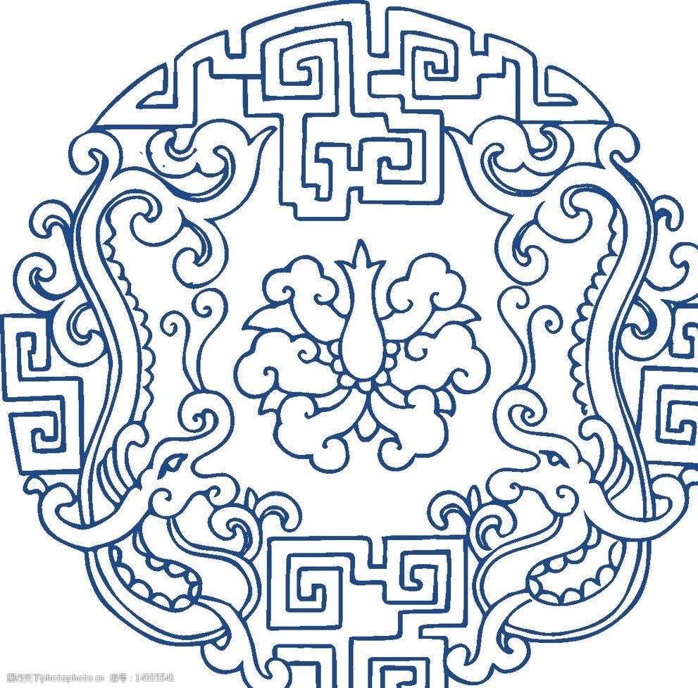 古典花纹图案图片